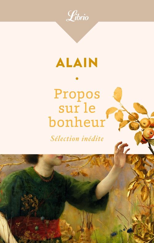 Couverture ebook de Propos sur le bonheur, de Alain