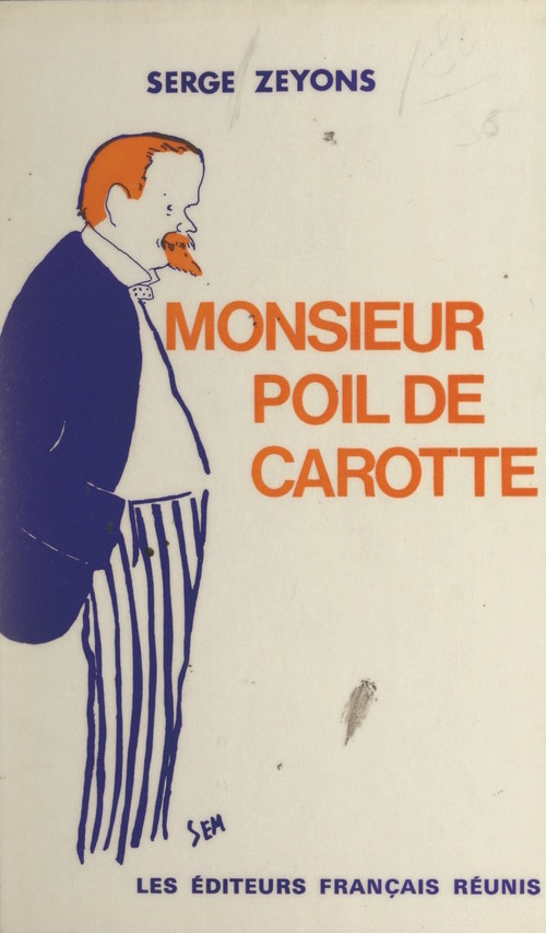 Couverture ebook de Monsieur Poil de carotte, de Serge Zeyons