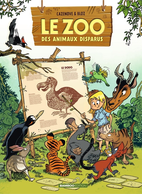 Couverture ebook de Le zoo des animaux disparus - Tome 1, de Bloz, Christophe Cazenove