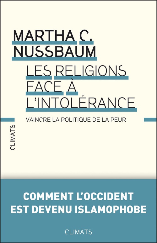 Couverture ebook de Les Religions face à l'intolérance, de Martha Nussbaum