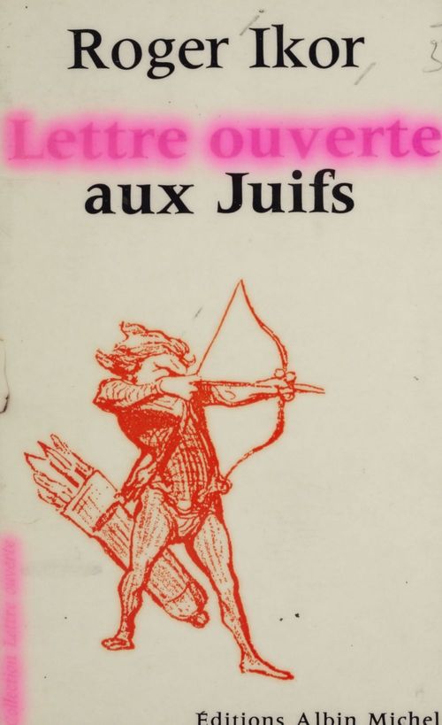 Couverture ebook de Lettre ouverte aux Juifs, de Roger Ikor