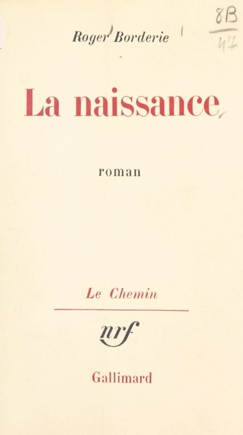 ebook cover of La naissance, by Roger Borderie