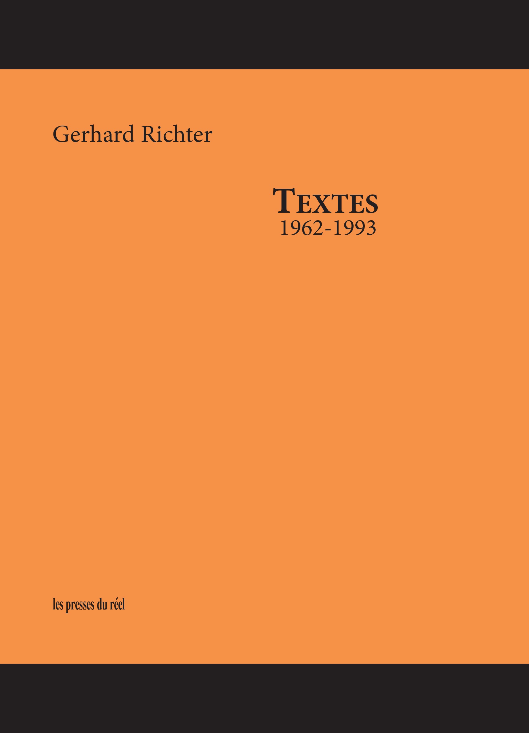 ebook cover of Textes, by Gerhard Richter