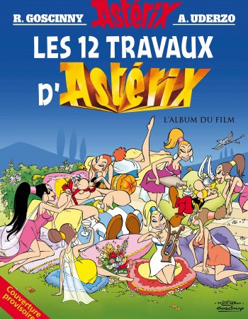 Couverture ebook de Les 12 Travaux d'Astérix, de René Goscinny, Albert Uderzo