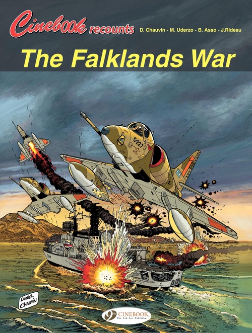 Couverture ebook de Cinebook Recounts - Volume 2 - The Falklands War, de Marcel Uderzo, D Chauvin