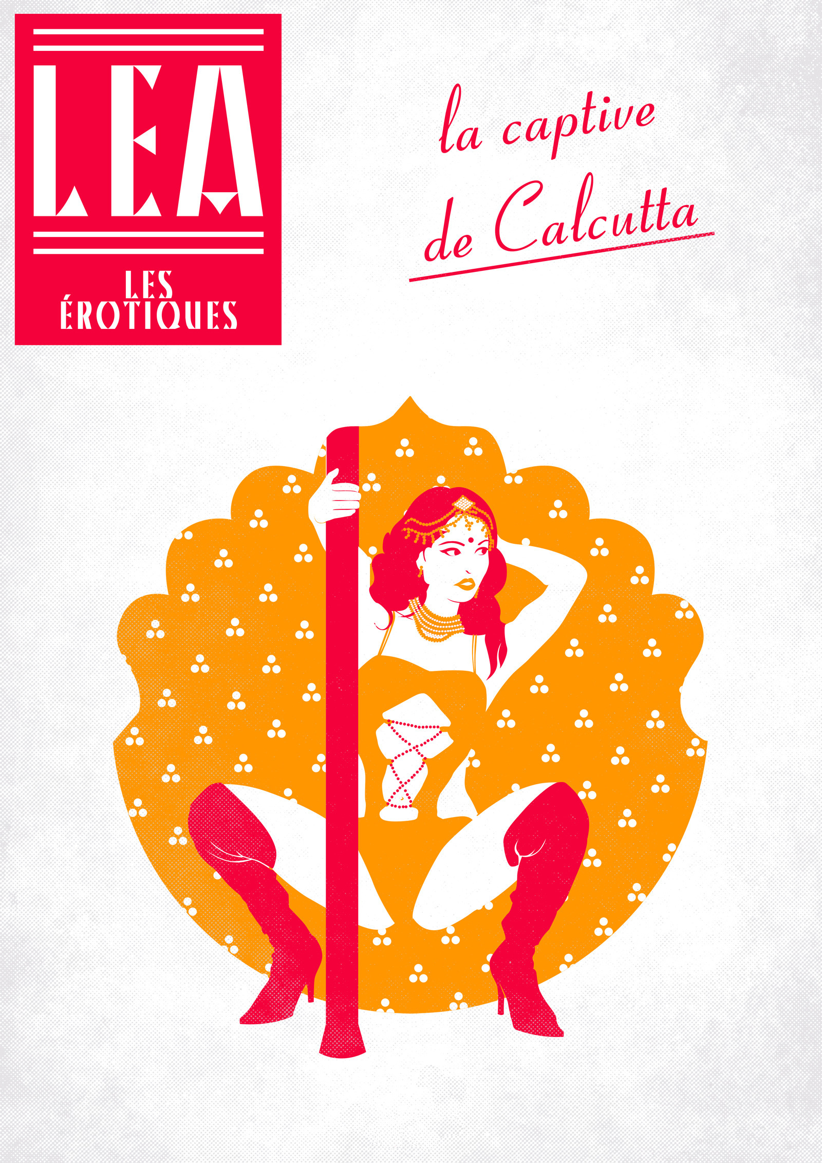 ebook cover of La Captive de Calcutta, by Léa