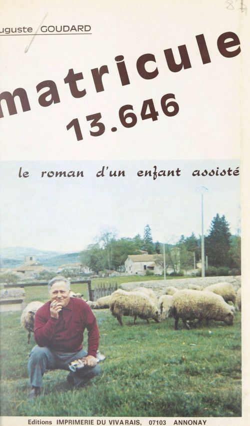 ebook cover of Matricule 13.646, by Auguste Goudard