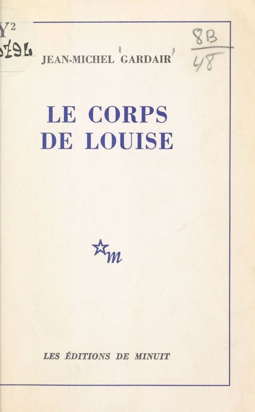 Couverture ebook de Le corps de Louise, de Jean-Michel Gardair