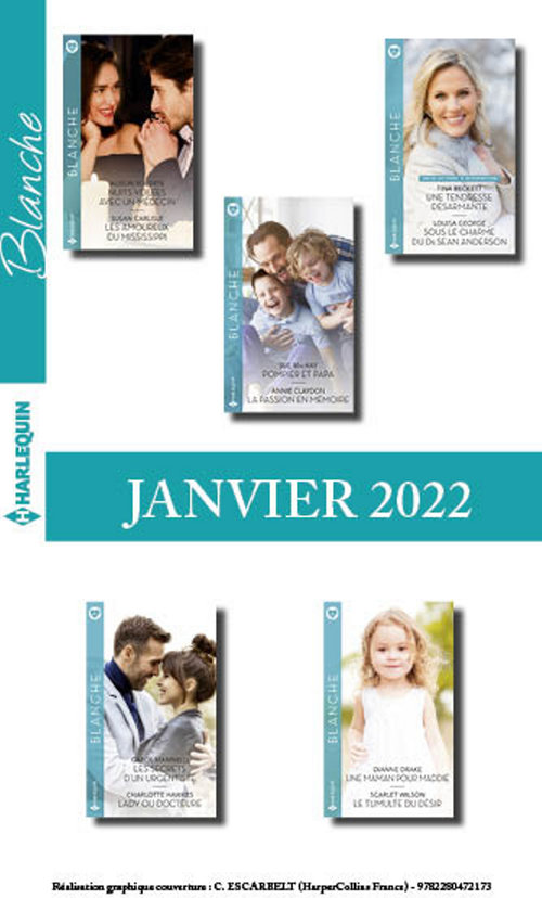 ebook cover of Pack mensuel Blanche - 10 romans (Janvier 2022), by Collectif