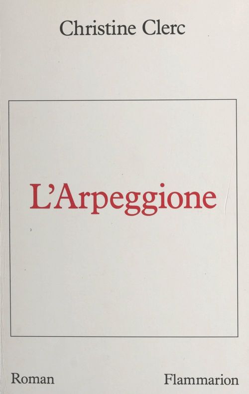 ebook cover of L'arpeggione, by Christine Clerc