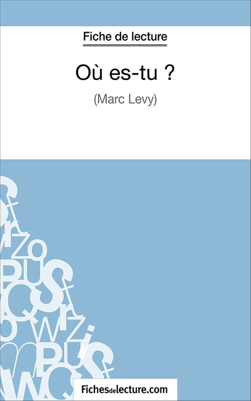 ebook cover of Où es-tu ?, by Laurence Binon, Fichesdelecture.Com