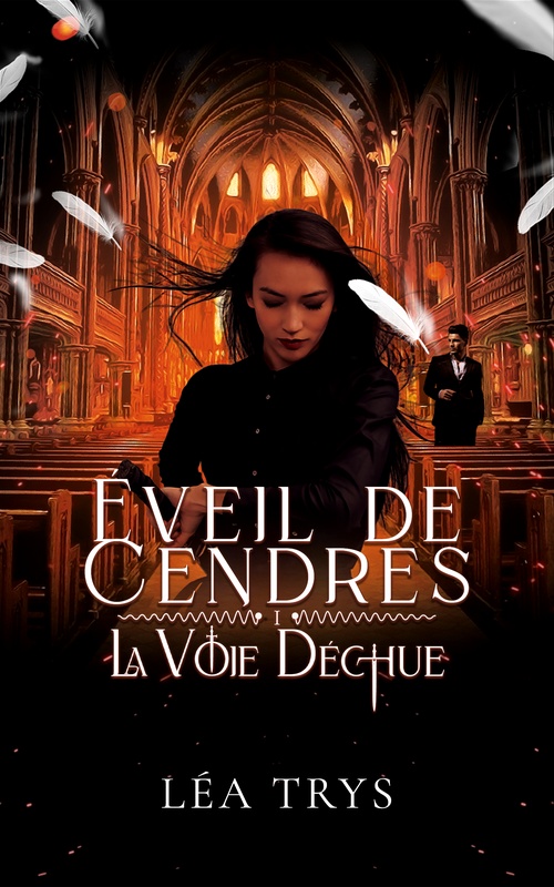 ebook cover of Éveil de Cendres (La Voie Déchue T.1), by Léa Trys