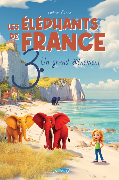 ebook cover of Les éléphants de France, by Ludovic Sanne