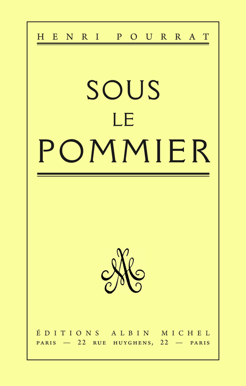 ebook cover of Sous le pommier, by Henri Pourrat