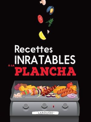 Couverture ebook de Recettes inratables à la plancha, de Collectif