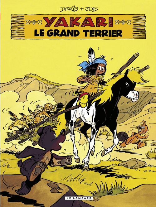 Couverture ebook de Yakari - Tome 10 - Le Grand terrier, de Job, Derib