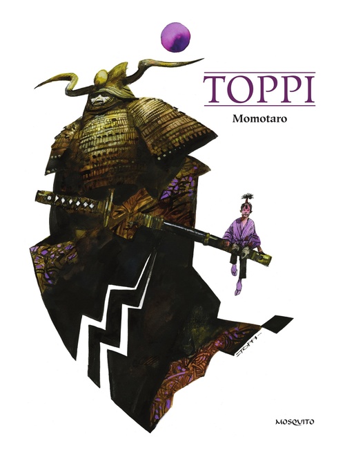ebook cover of Momotaro, by Sergio Toppi