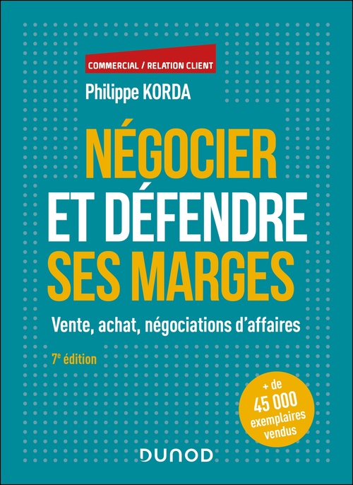 Couverture ebook de Négocier et défendre ses marges - 7e éd., de Philippe Korda