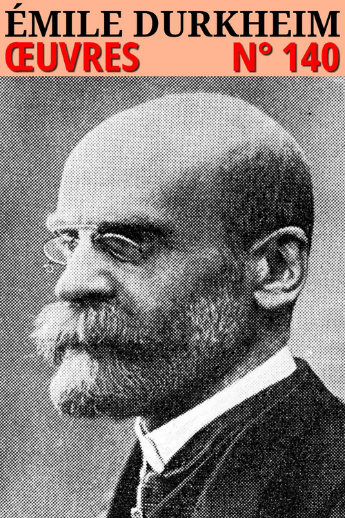 ebook cover of Émile Durkheim - Oeuvres, by Emile Durkheim
