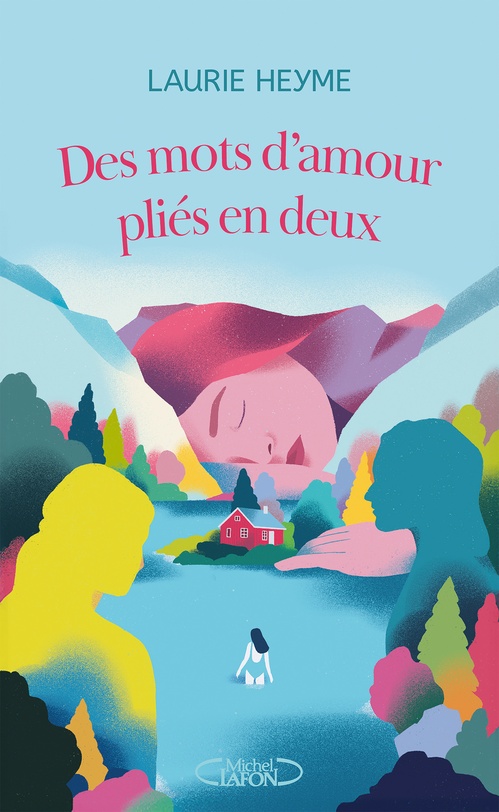 Couverture ebook de Des mots d'amour pliés en deux, de Laurie Heyme