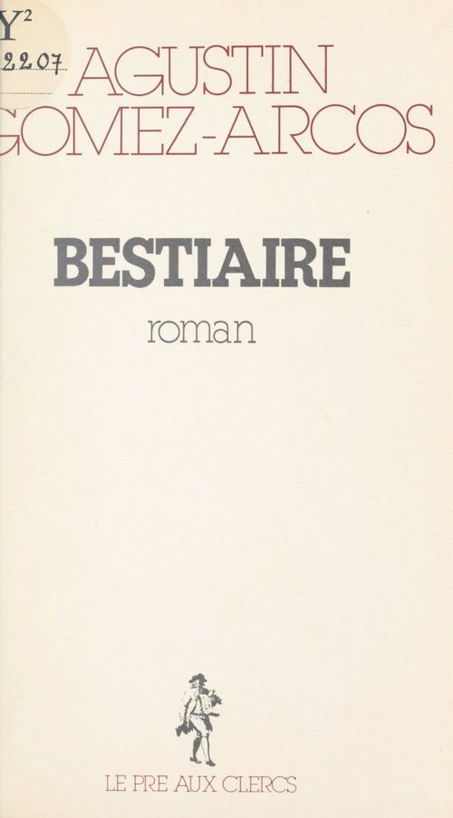 Couverture ebook de Bestiaire, de Agustin Gomez-arcos