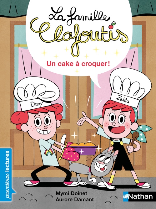 Couverture ebook de La famille Clafoutis: Un cake à croquer !, de Mymi Doinet, Aurore Damant