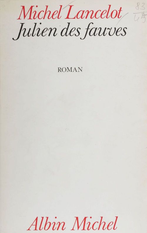 ebook cover of Julien des fauves, by Lancelot Michel