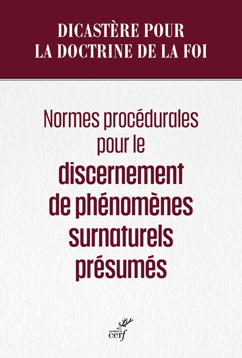 Couverture ebook de Normes procédurales pour le discernement de phénomènes surnaturels présumés, de Dicastere pour la doctrine de la foi
