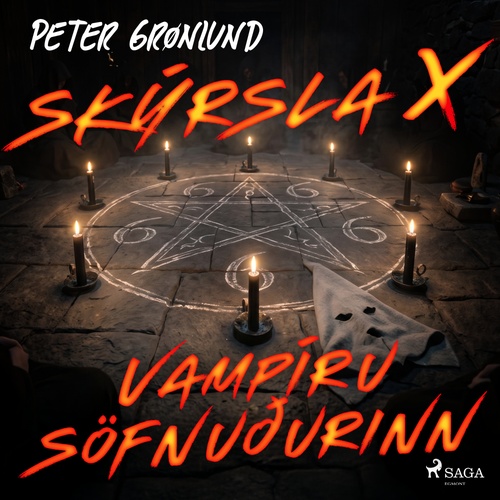 audiobook cover of Skýrsla X - Vampírusöfnuðurinn, by Peter Grønlund
