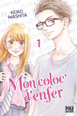 Couverture ebook de Mon coloc' d'enfer T01, de Keiko Iwashita, Lea Le Dimna