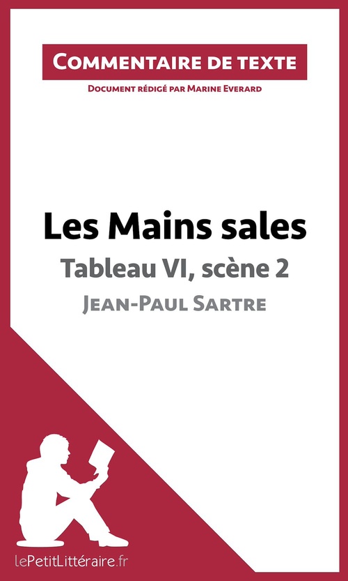 Couverture ebook de Les Mains sales de Sartre - Tableau VI, scène 2, de Marine Everard