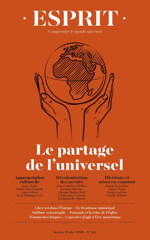 Couverture ebook de Esprit (janvier-février 2019) Le partage de l'universel, de Esprit