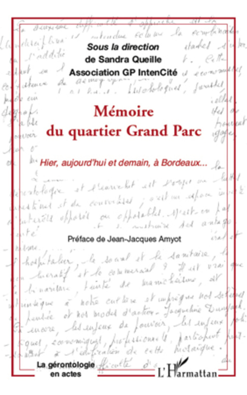 Couverture ebook de Mémoire du quartier Grand Parc, de Collectif