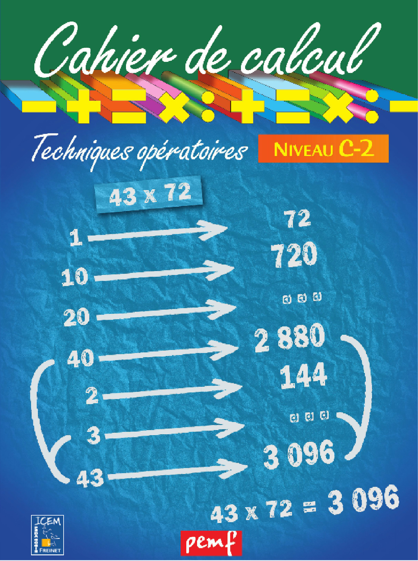 ebook cover of Cahier de calcul cycle 3 niveau 2B, by Collectif
