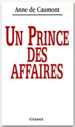 Couverture ebook de Un prince des affaires, de Anne de Caumont