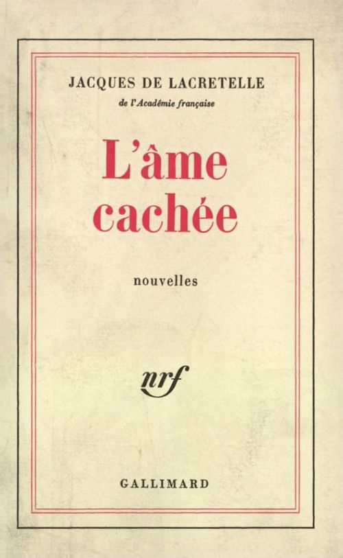 Couverture ebook de L'âme cachée, de Lacretelle J D.