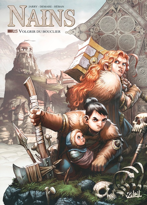 ebook cover of Nains T25 - Volgrir du Bouclier, by Nicolas Jarry