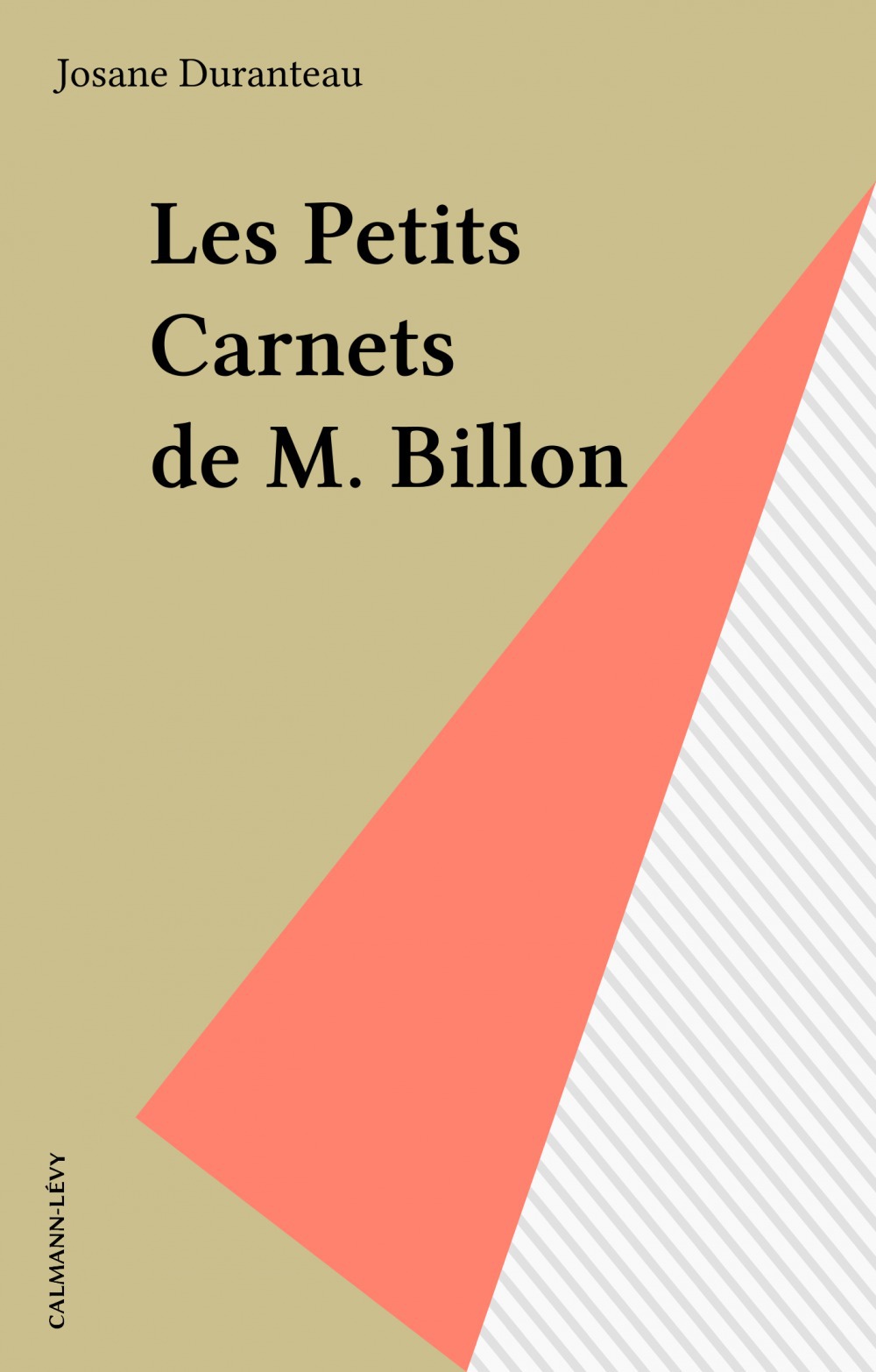 Couverture ebook de Les Petits Carnets de M. Billon, de Josane Duranteau