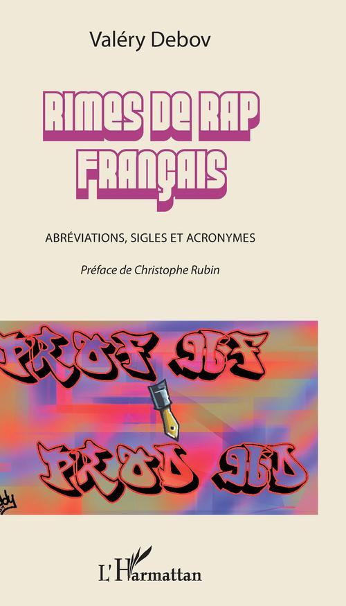 ebook cover of Rimes de rap français, by Valéry Debov