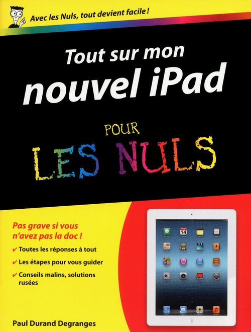 Couverture ebook de Tout sur mon Ipad 3 pour les nuls, de Valéry Marchive