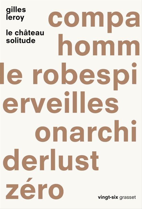 Couverture ebook de Le château solitude, de Gilles Leroy