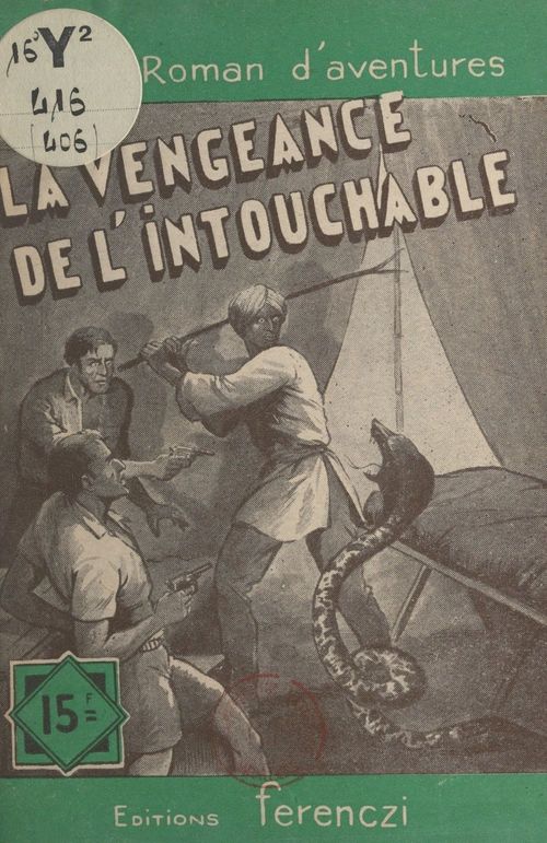 Couverture ebook de La vengeance de l'intouchable, de Serge Alkine