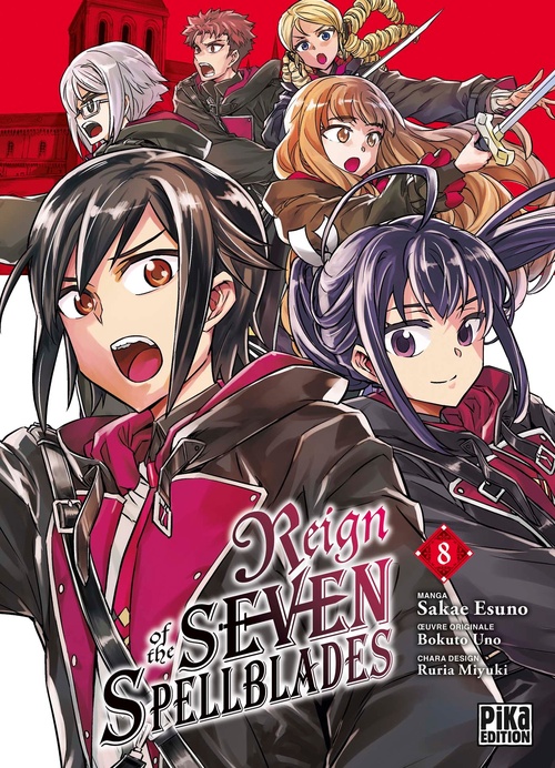 ebook cover of Reign of the Seven Spellblades T08, by Sakae Esuno