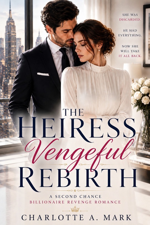 Couverture ebook de The Rebirth Vengeful Heiress, de Charlotte A. Mark