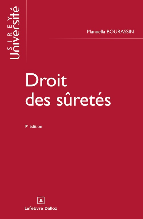 Couverture ebook de Droit des sûretés 9ed, de Manuella Bourassin
