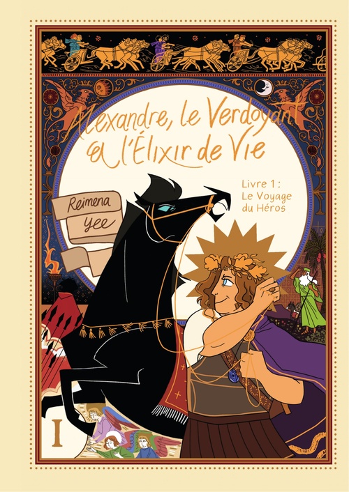 Couverture ebook de Alexandre, le Verdoyant & l'Élixir de vie - Livre 1 : Le Voyage du Héros, de Reimena Yee