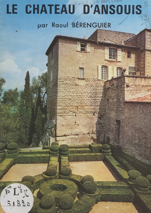 ebook cover of Le château d'Ansouis, by Raoul Bérenguier