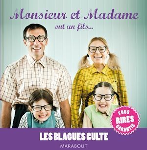 Couverture ebook de Mini blagues cultes - spécial monsieur et madame ont un fils, de Collectif
