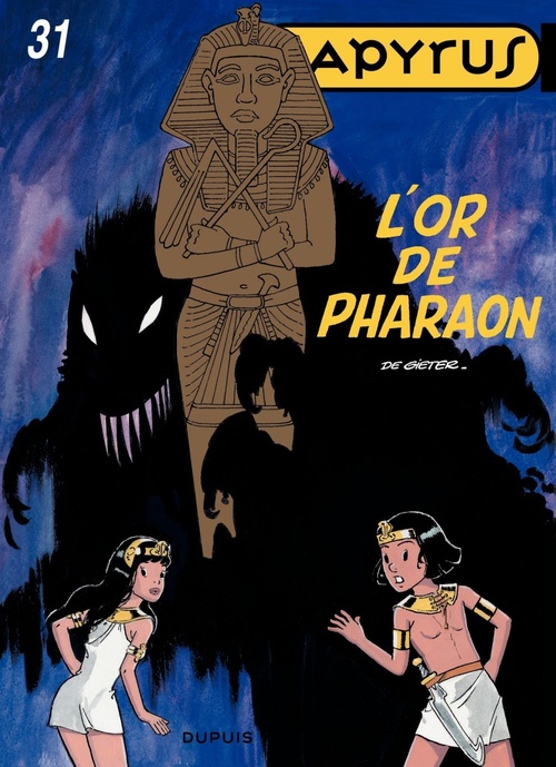 Couverture ebook de Papyrus - Tome 31 - L'or de Pharaon, de Lucien De gieter