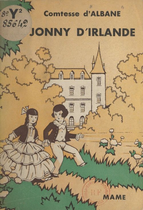 Couverture ebook de Jonny d'Irlande, de Albane